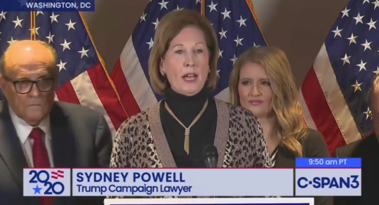 The Statue of Liberty today is Patriot Sidney Powell