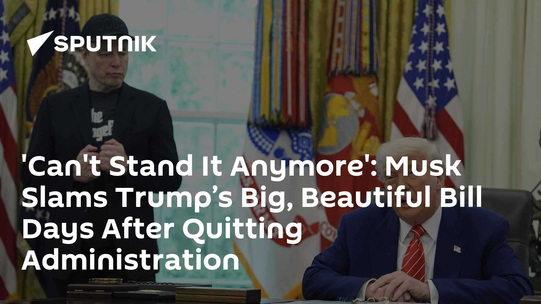 Musk Slams Trump’s Big, Beautiful Bill Days After Quitting Administration