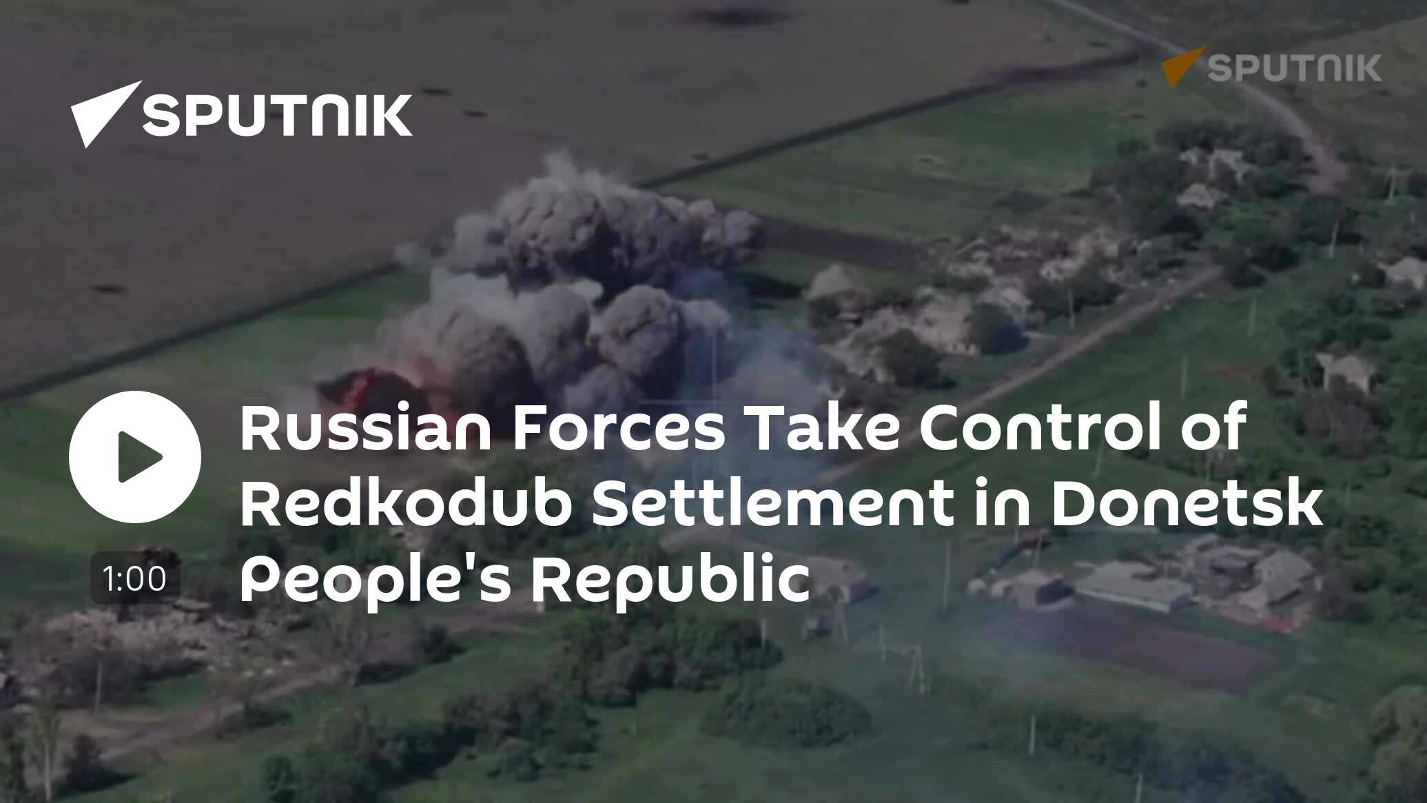 Russian Forces Take Control of Redkodub Settlement in Donetsk People’s Republic