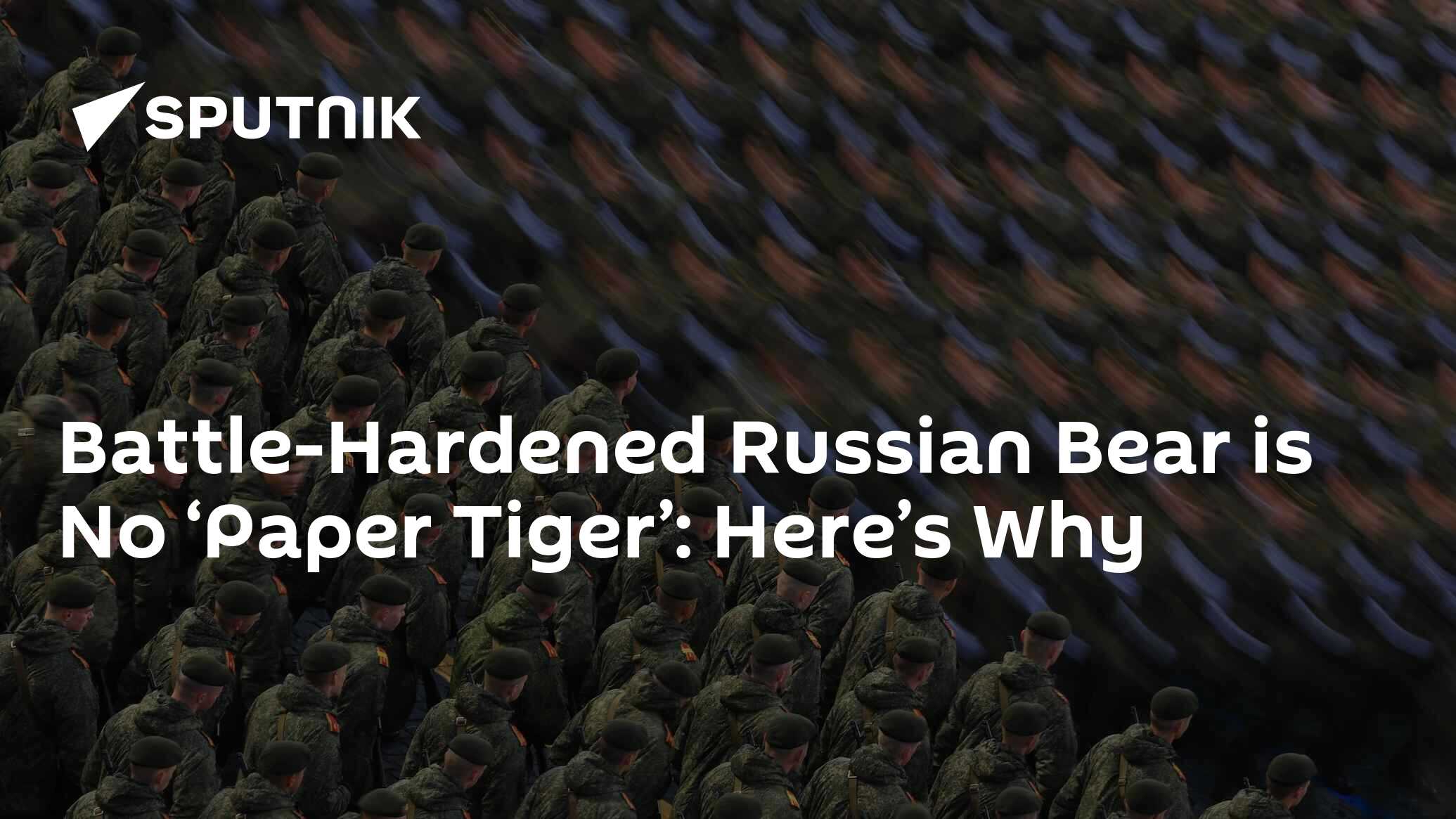 Battle-Hardened Russian Bear is No ‘Paper Tiger’: Here’s Why